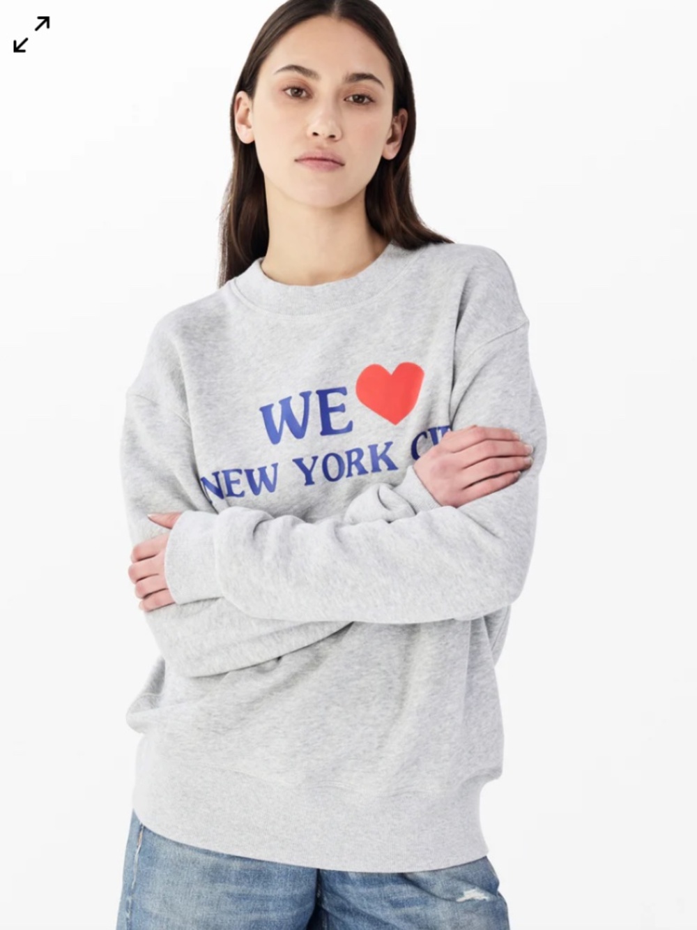 NWT rag & bone gray sweatshirt small